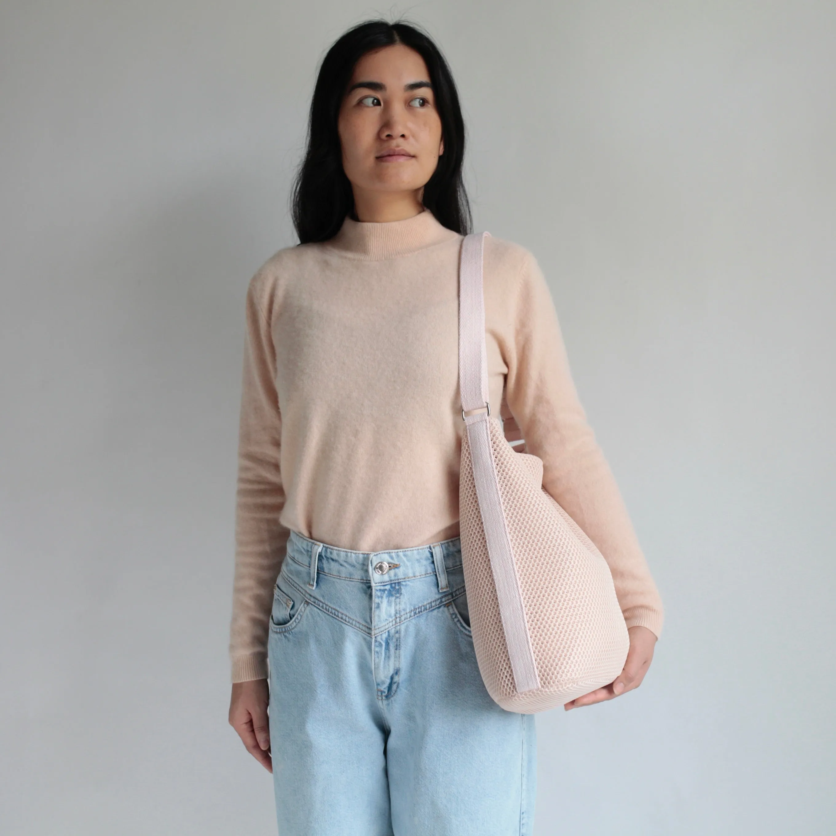 Bucket Bag 3D Mesh Blush sold by Alex Bender