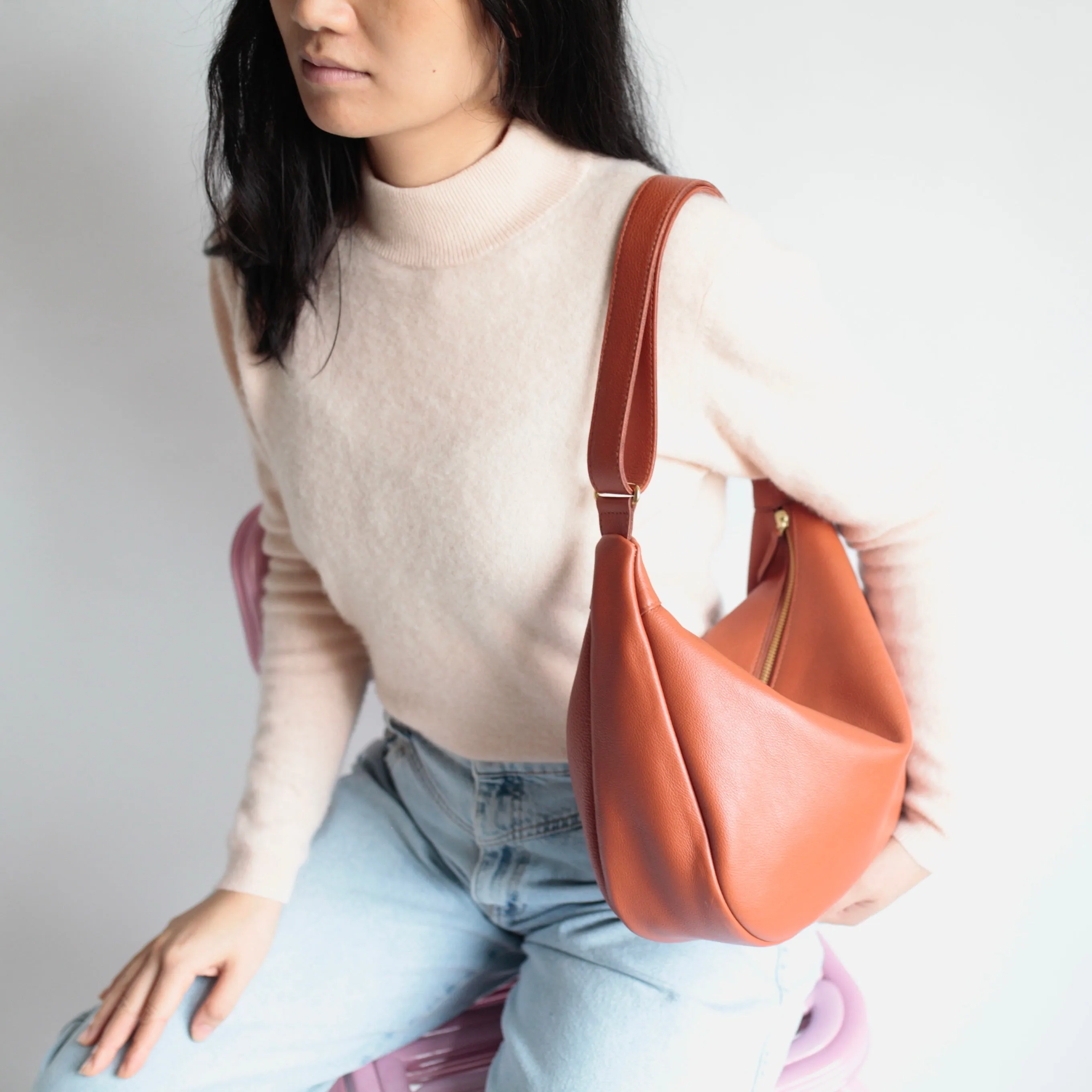 Lederbeutel POUCH Cognac sold by Alex Bender product image thumbnail 5