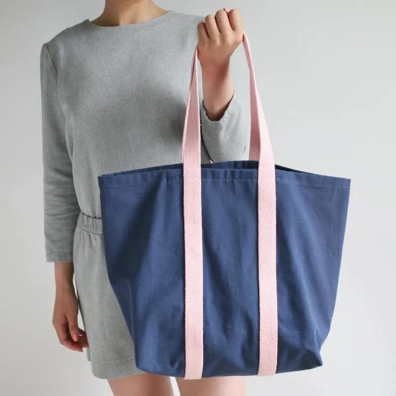 Shopper Biobaumwolle Marineblau sold by Alex Bender