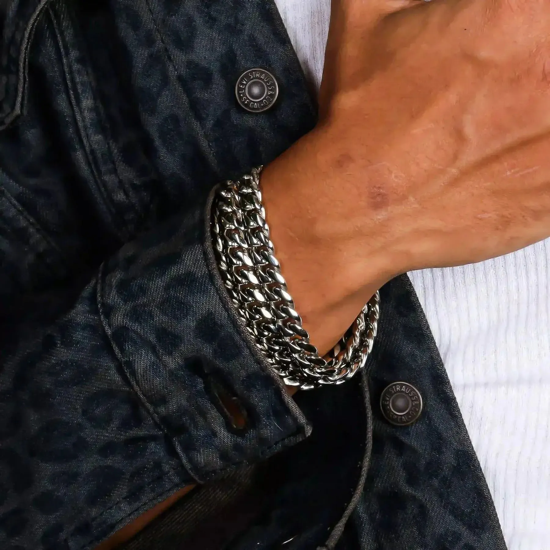 CUBAN LINK BRACELET sold by Hard Jewelry product image thumbnail 4