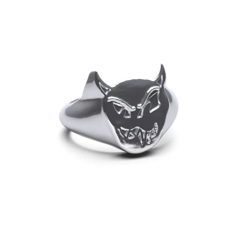 DOODLE DEVIL RING sold by Hard Jewelry