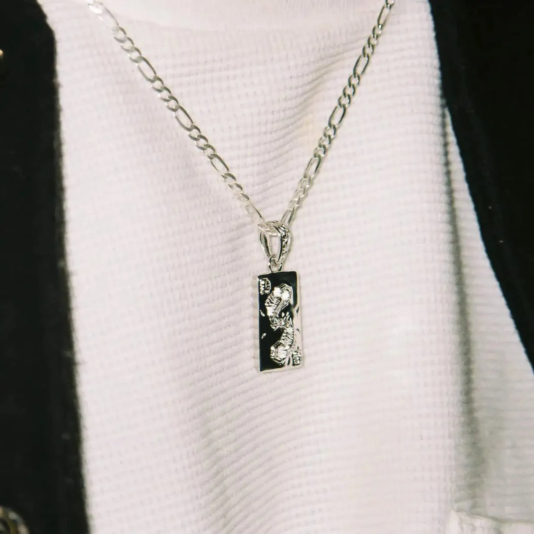 SCORPIO TAROT CARD PENDANT sold by Hard Jewelry product image thumbnail 4