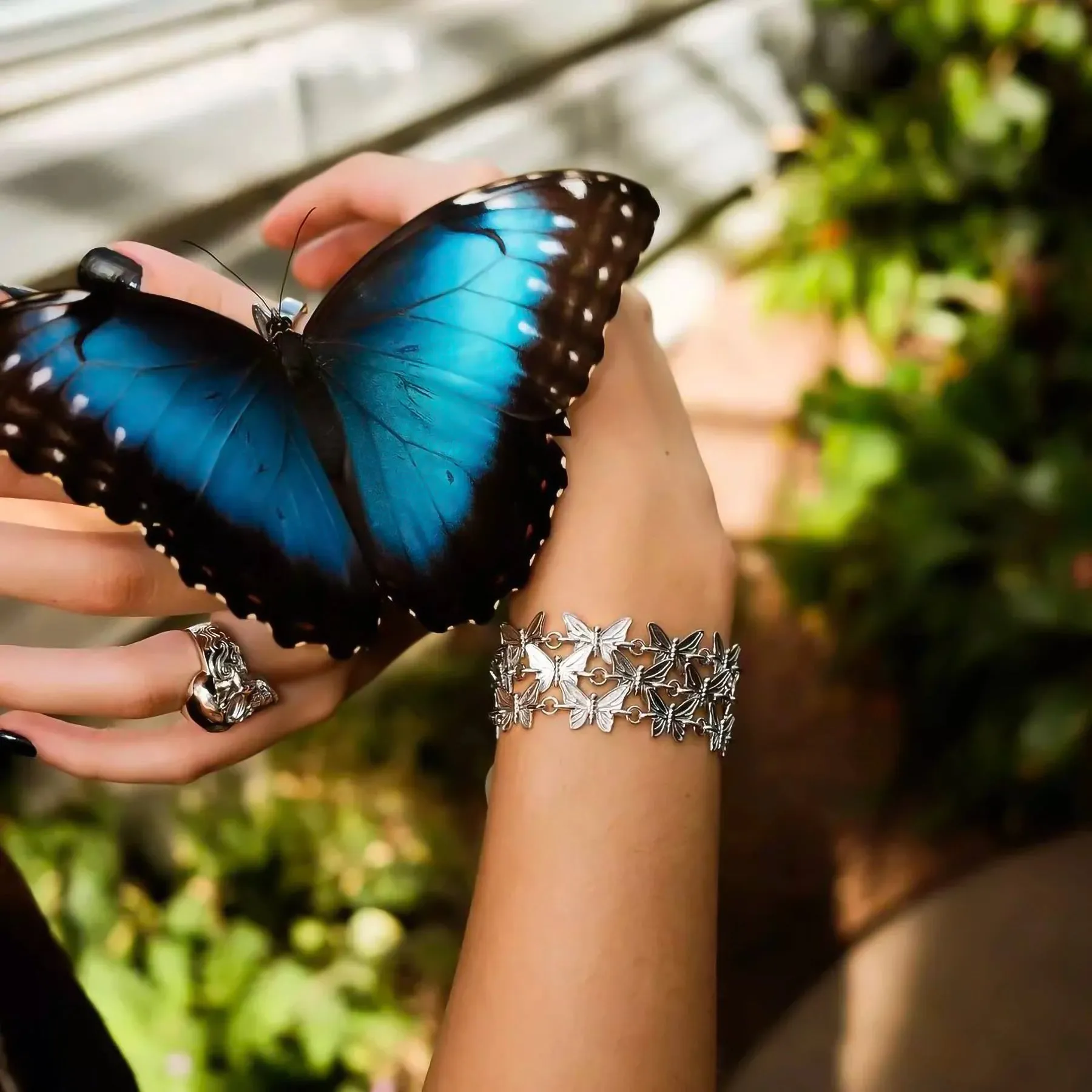 BUTTERFLY BRACELET (ADJUSTABLE) sold by Hard Jewelry product image thumbnail 4