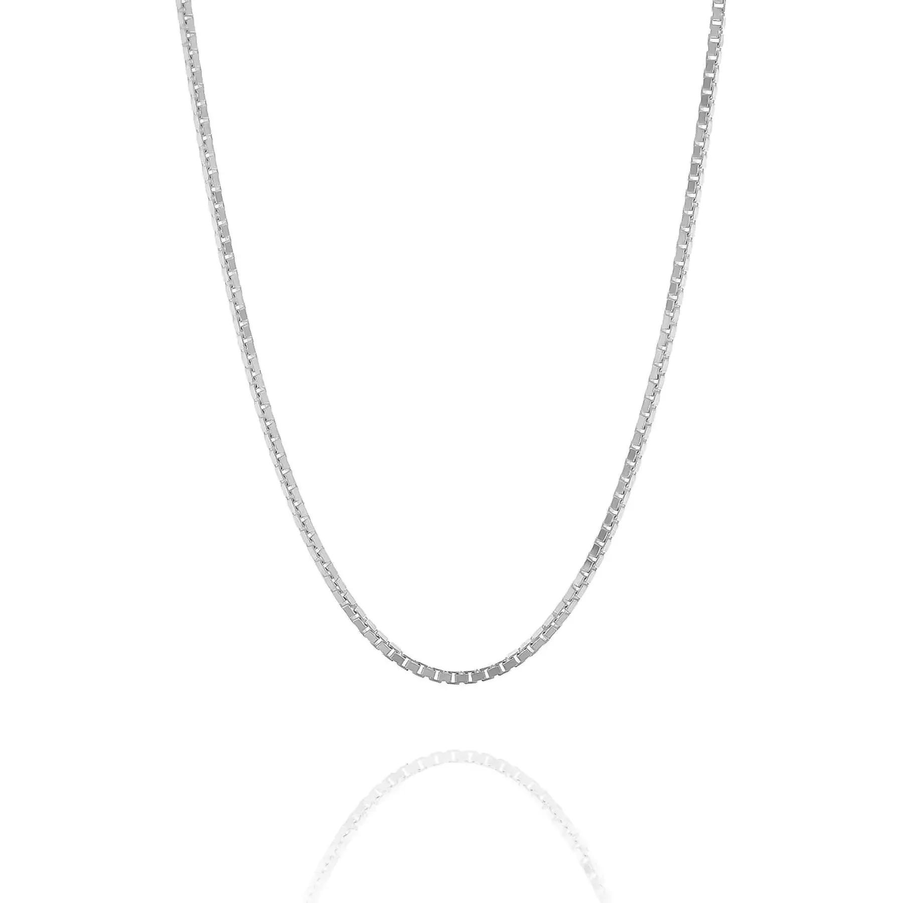 1.4MM STERLING SILVER BOX CHAINS sold by Hard Jewelry