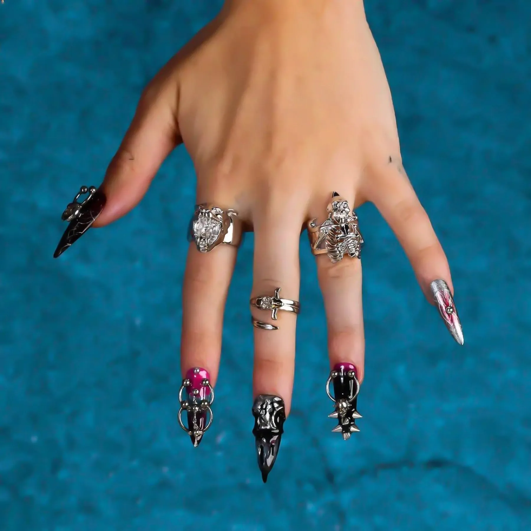 DEATH KNIGHT SWORD RING sold by Hard Jewelry product image thumbnail 3