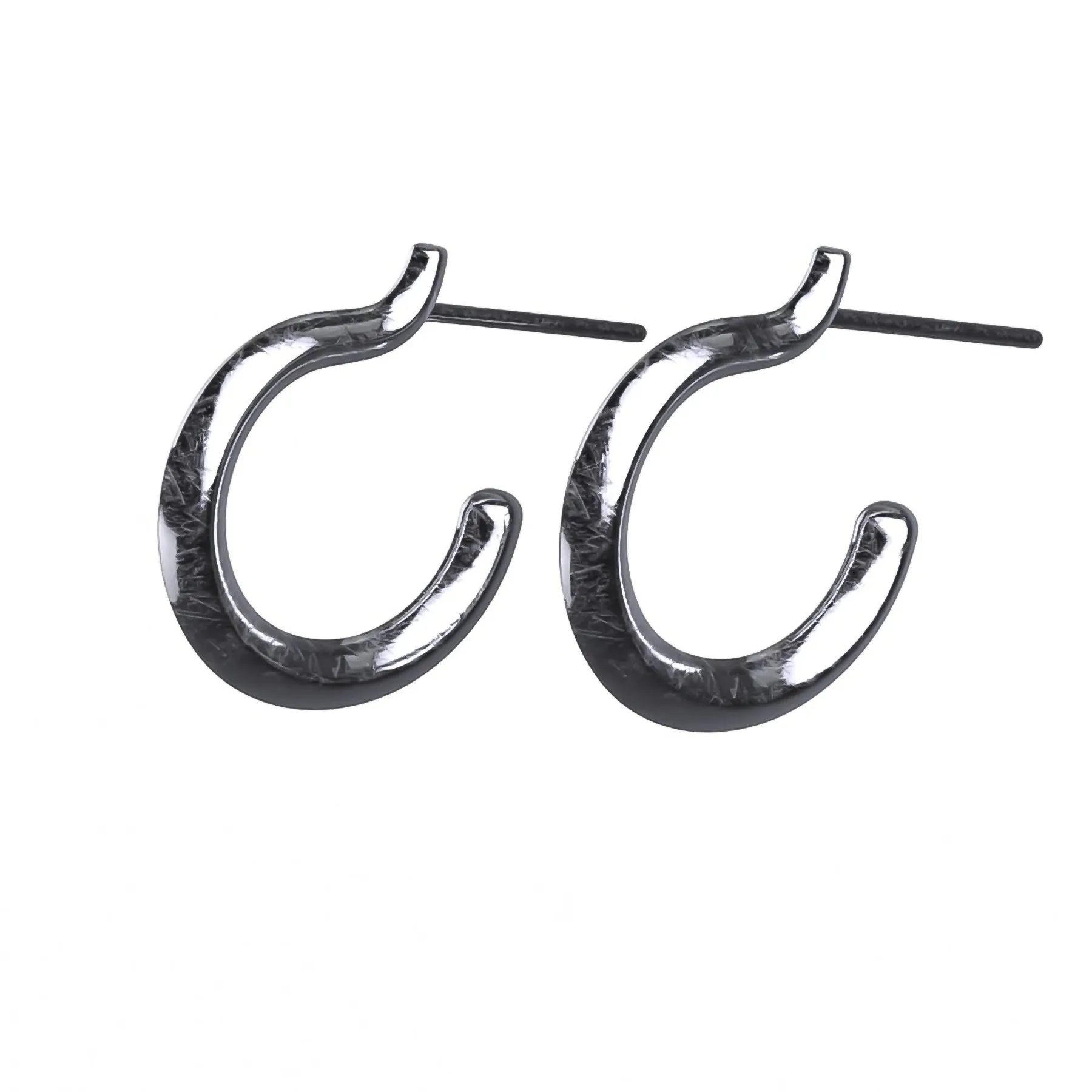 PLAIN OPEN HOOP EARRING sold by Hard Jewelry