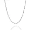 2.3MM STERLING SILVER FIGARO CHAIN sold by Hard Jewelry