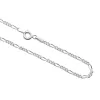 2.3MM STERLING SILVER FIGARO CHAIN sold by Hard Jewelry