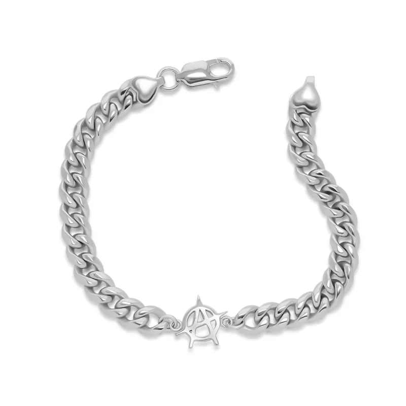 ANARCHY CUBAN BRACELET made by Hard Jewelry