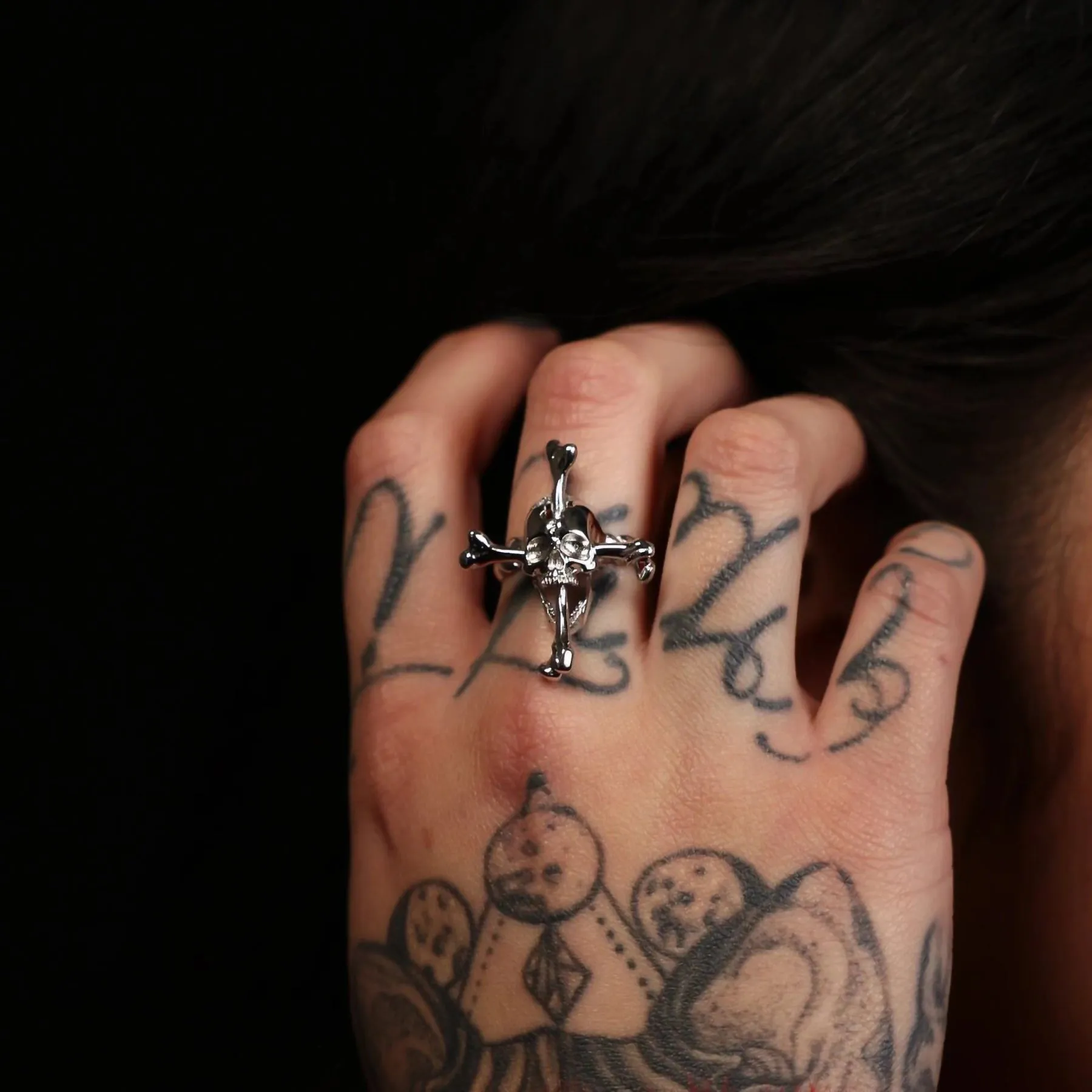 SKULL F***KER RING sold by Hard Jewelry product image thumbnail 4
