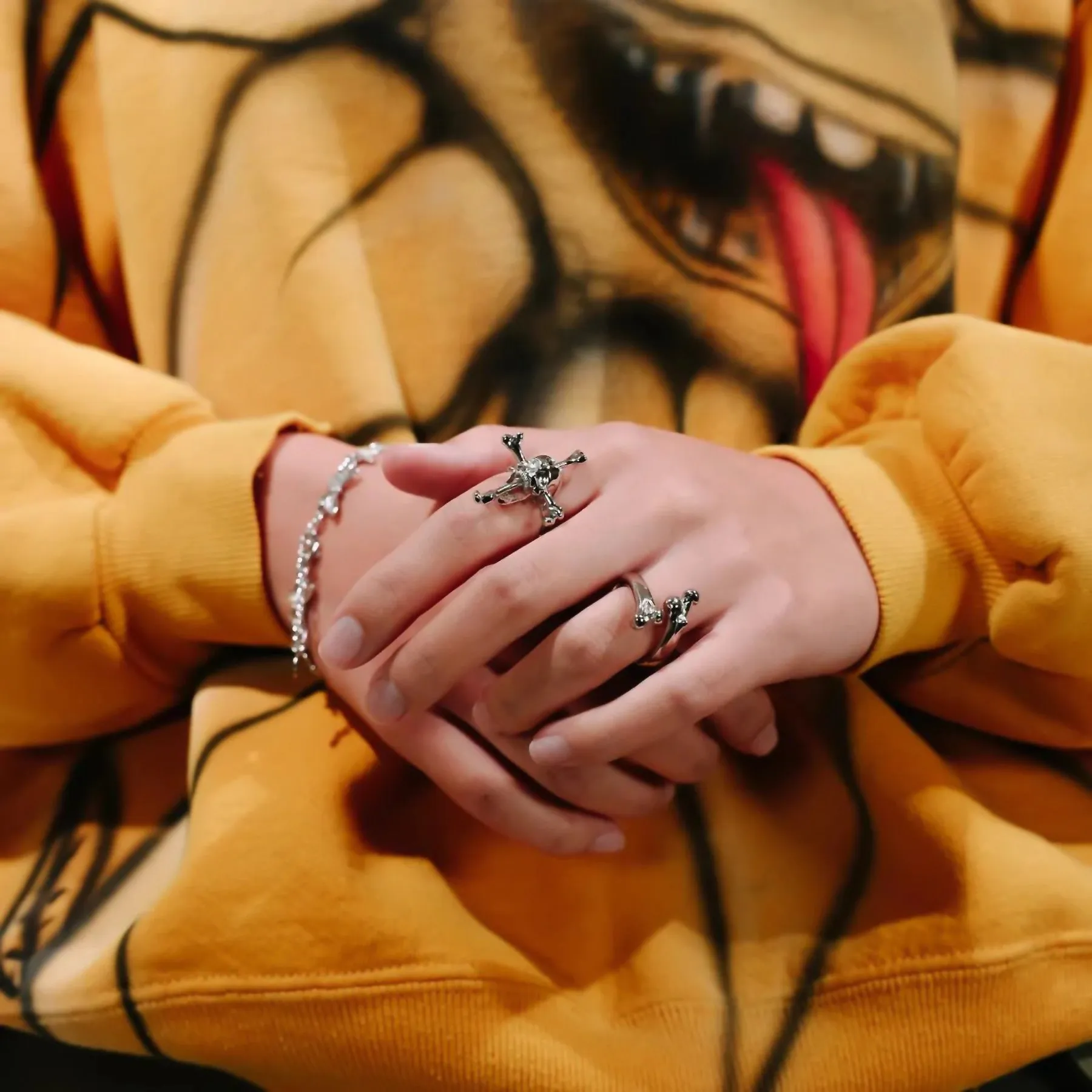 SKULL F***KER RING sold by Hard Jewelry product image thumbnail 2