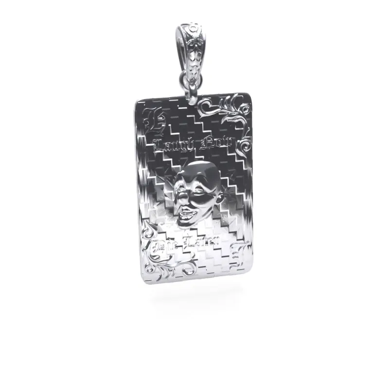 LAUGH NOW, DIE LATER PENDANT sold by Hard Jewelry