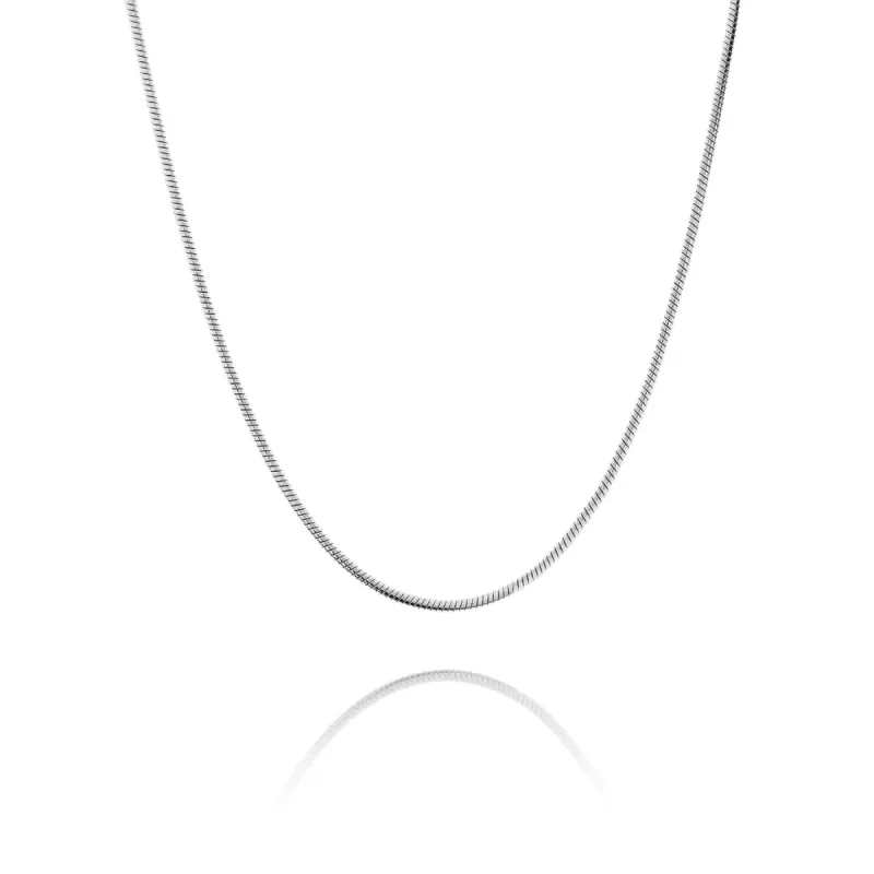 1.3MM STERLING SILVER REAL SNAKE CHAIN sold by Hard Jewelry