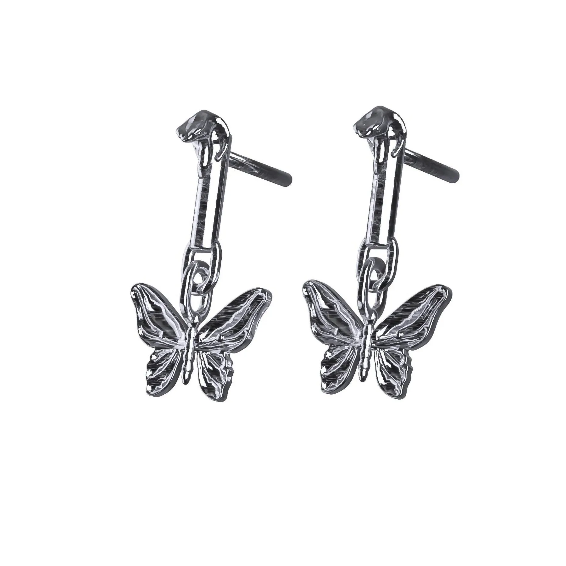 BUTTERFLY EARRING (DANGLE) sold by Hard Jewelry