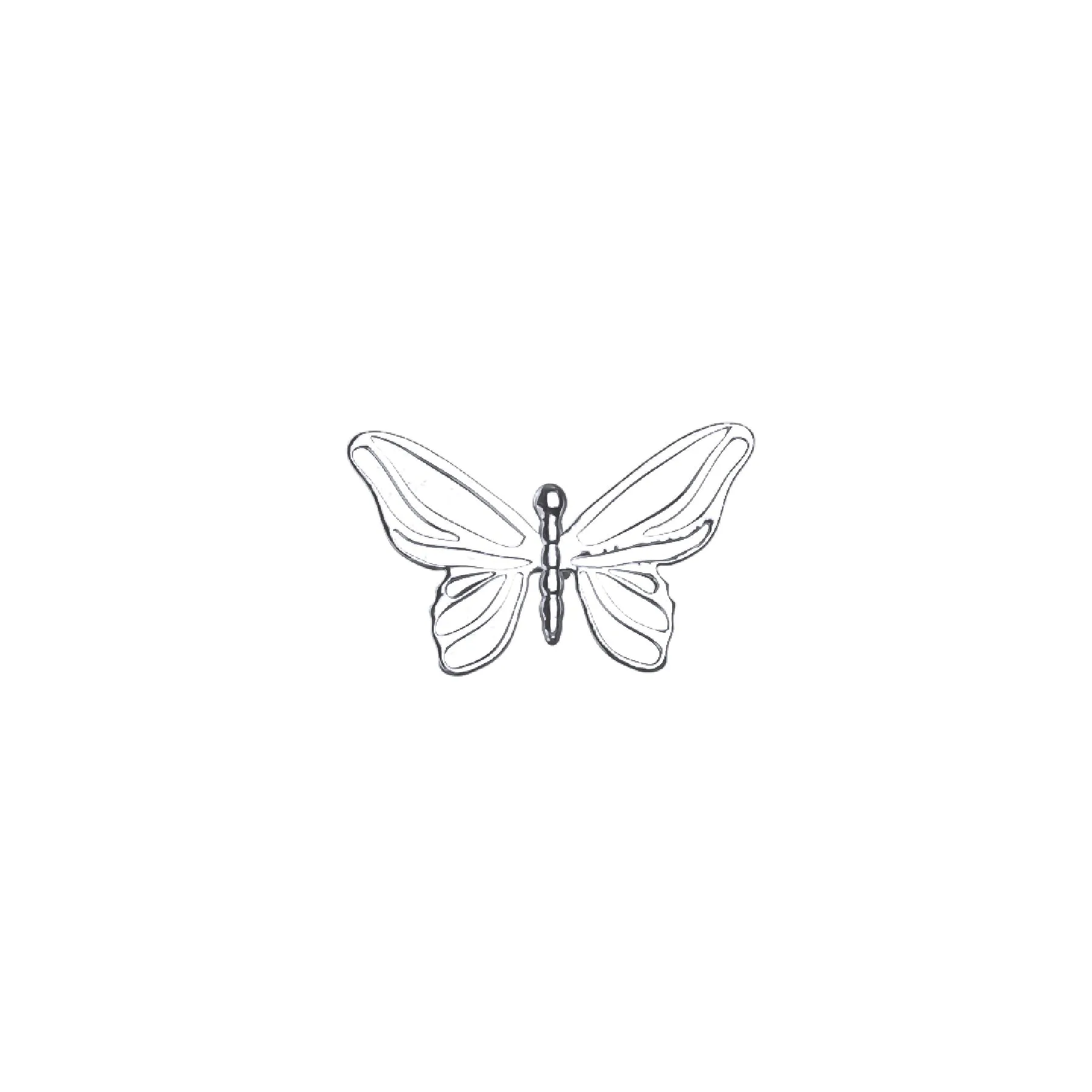 BUTTERFLY EARRING (STUD) sold by Hard Jewelry product image thumbnail 2