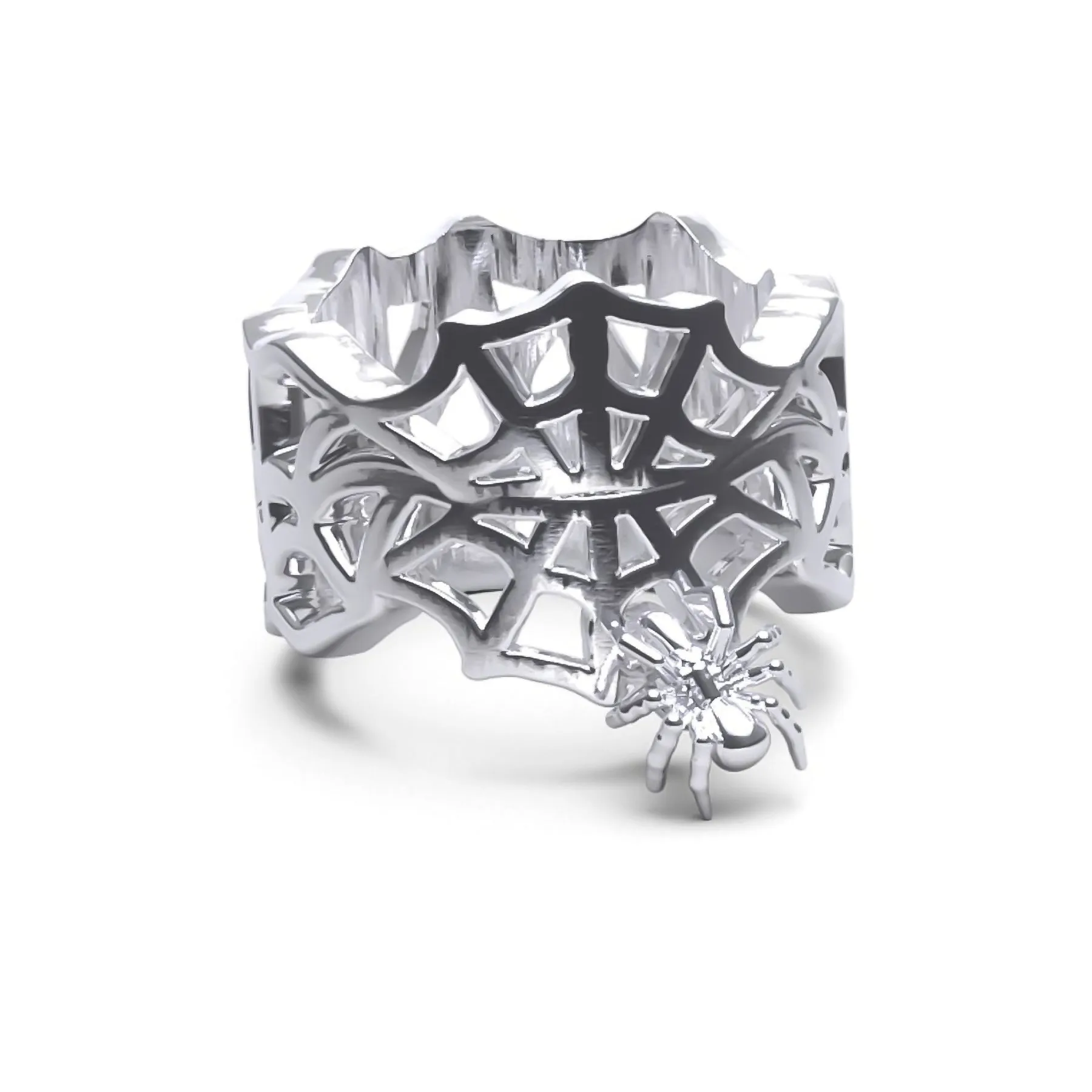 SPIDER WEB RING sold by Hard Jewelry