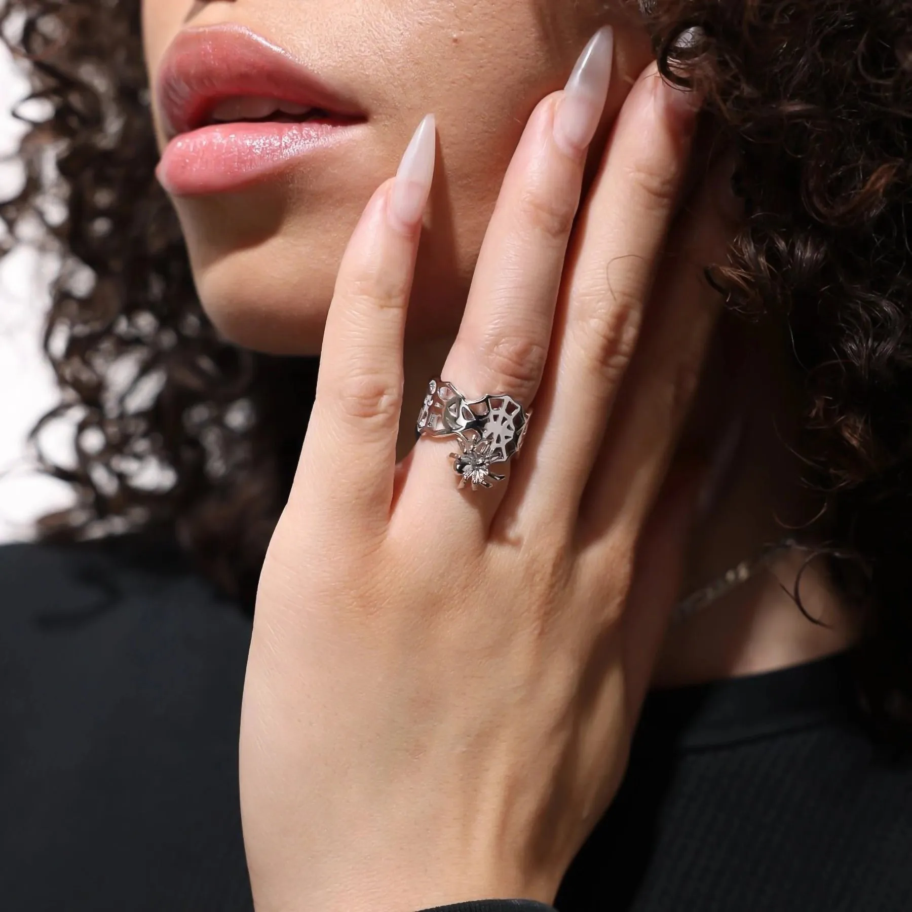SPIDER WEB RING sold by Hard Jewelry product image thumbnail 3