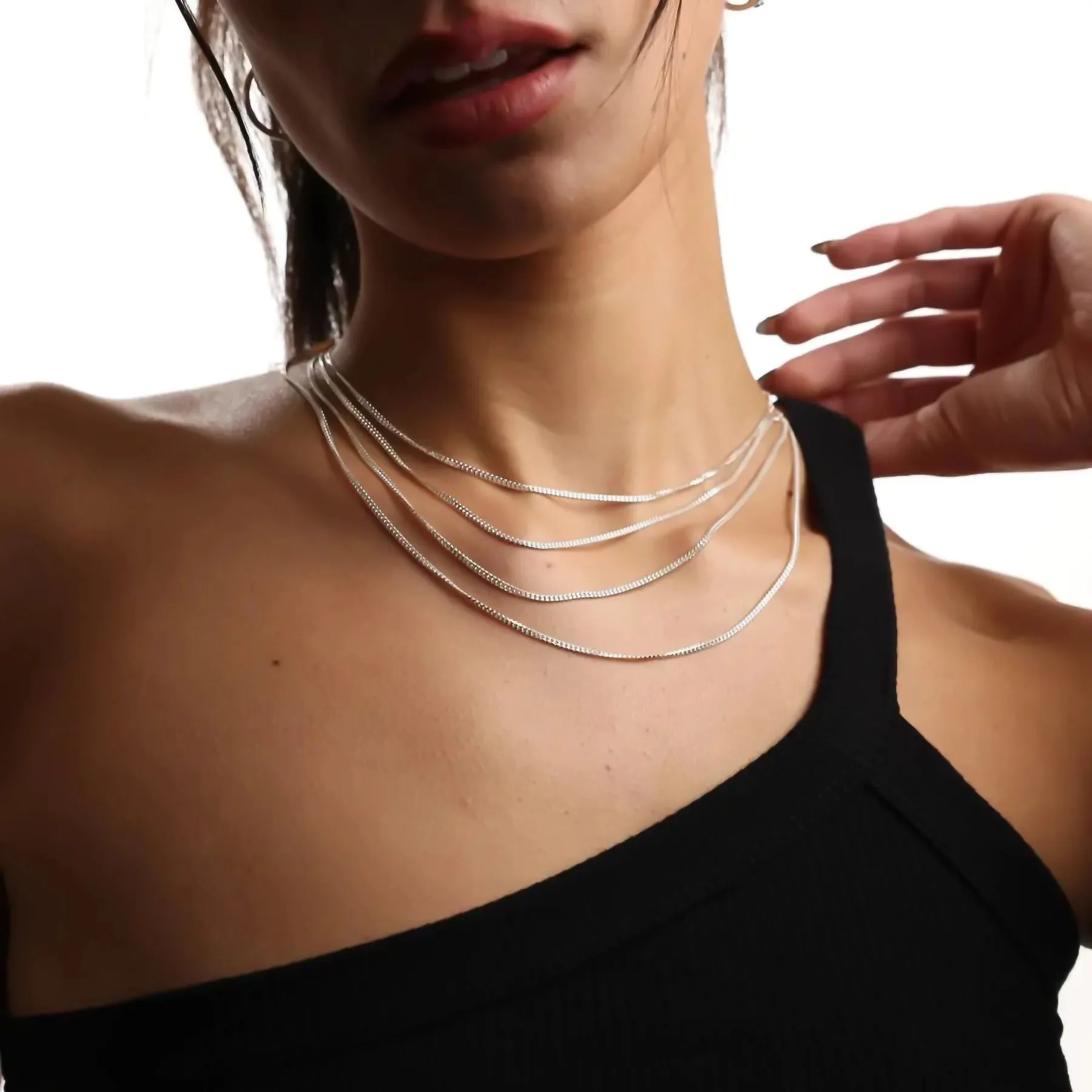 2MM STERLING SILVER CURB CHAIN sold by Hard Jewelry product image thumbnail 2