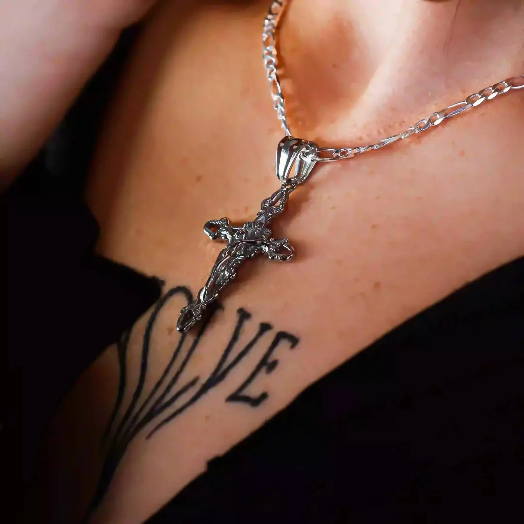 CRUCIFIX CROSS PENDANT sold by Hard Jewelry product image thumbnail 2