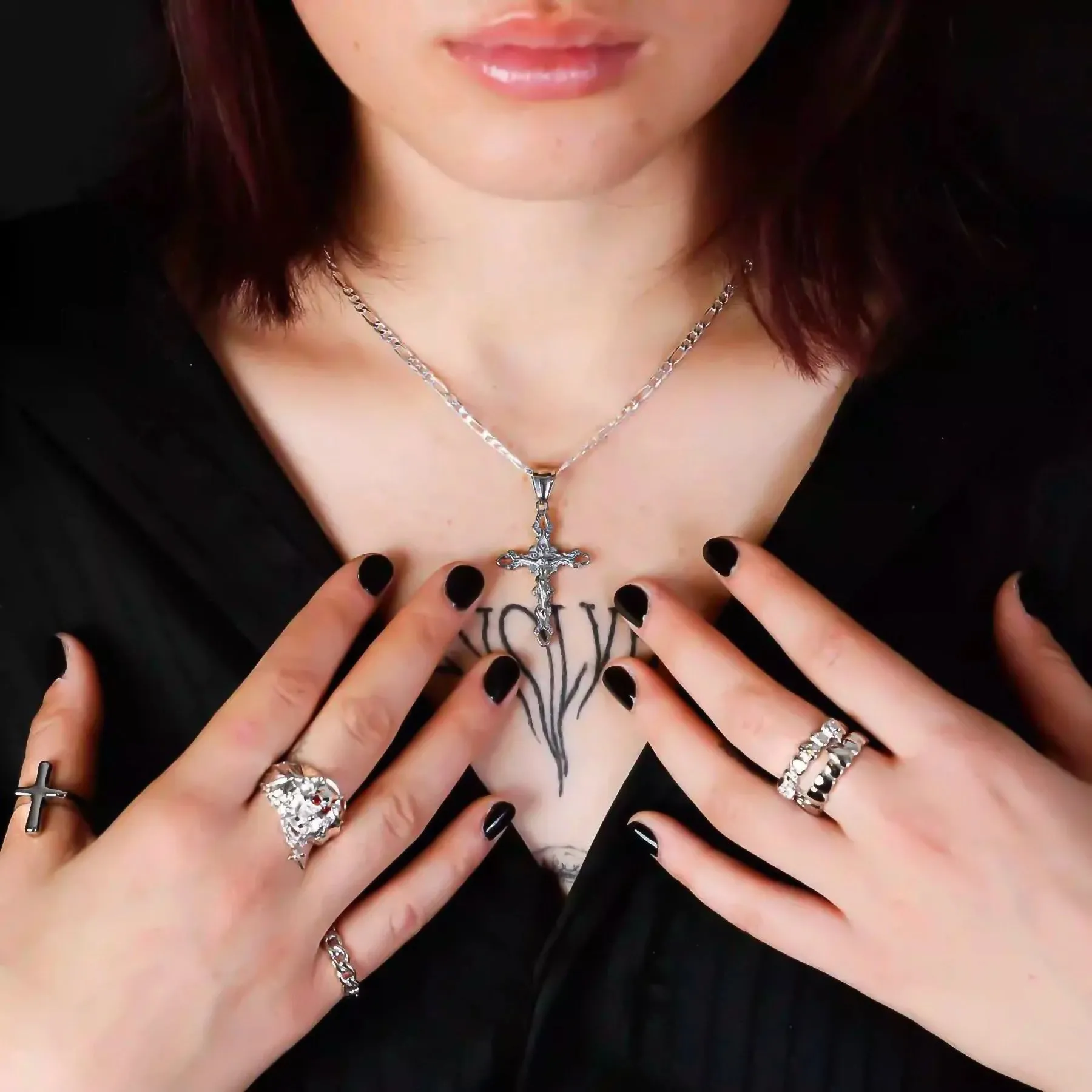 CRUCIFIX CROSS PENDANT sold by Hard Jewelry product image thumbnail 3