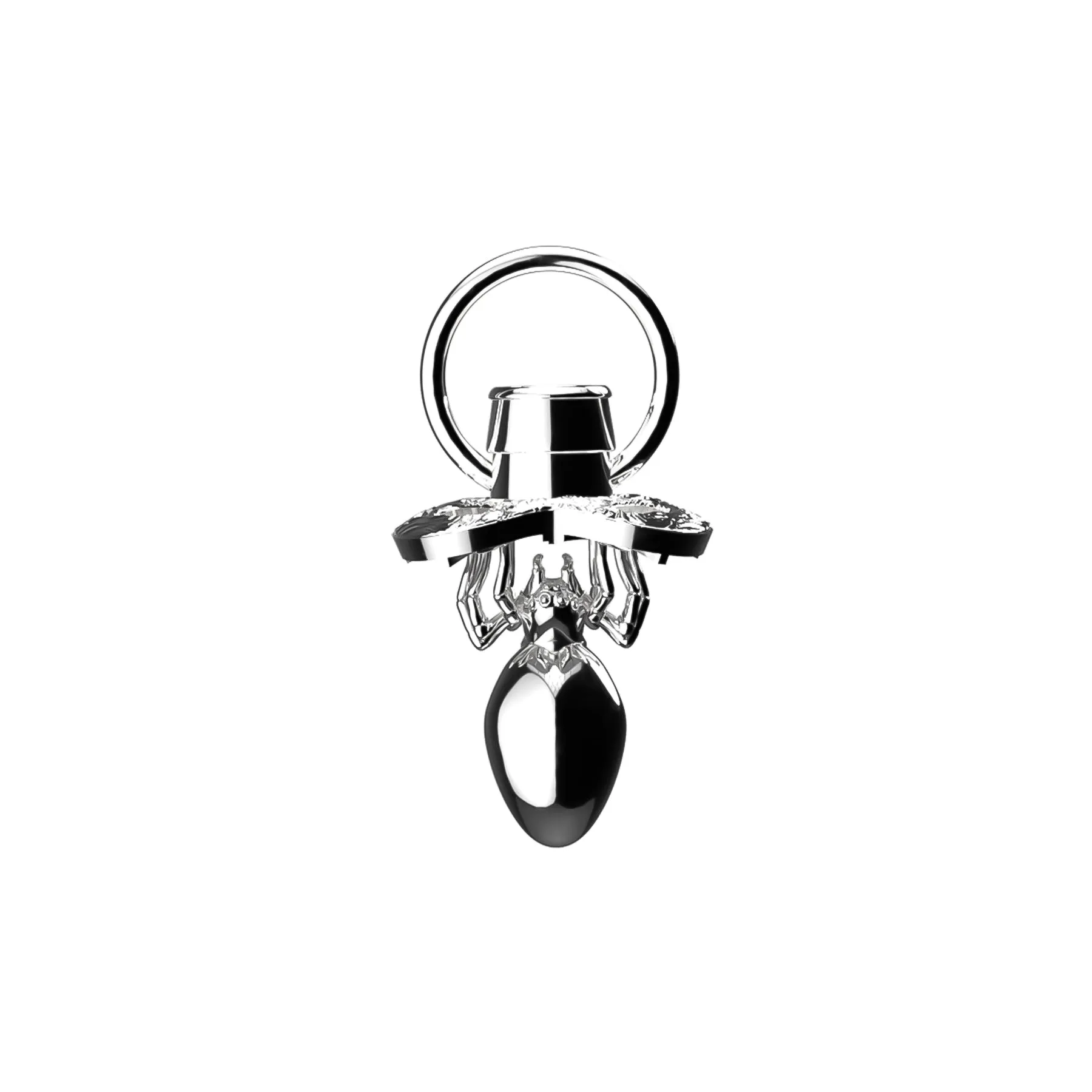 SPIDER PACIFIER EARRING sold by Hard Jewelry product image thumbnail 2