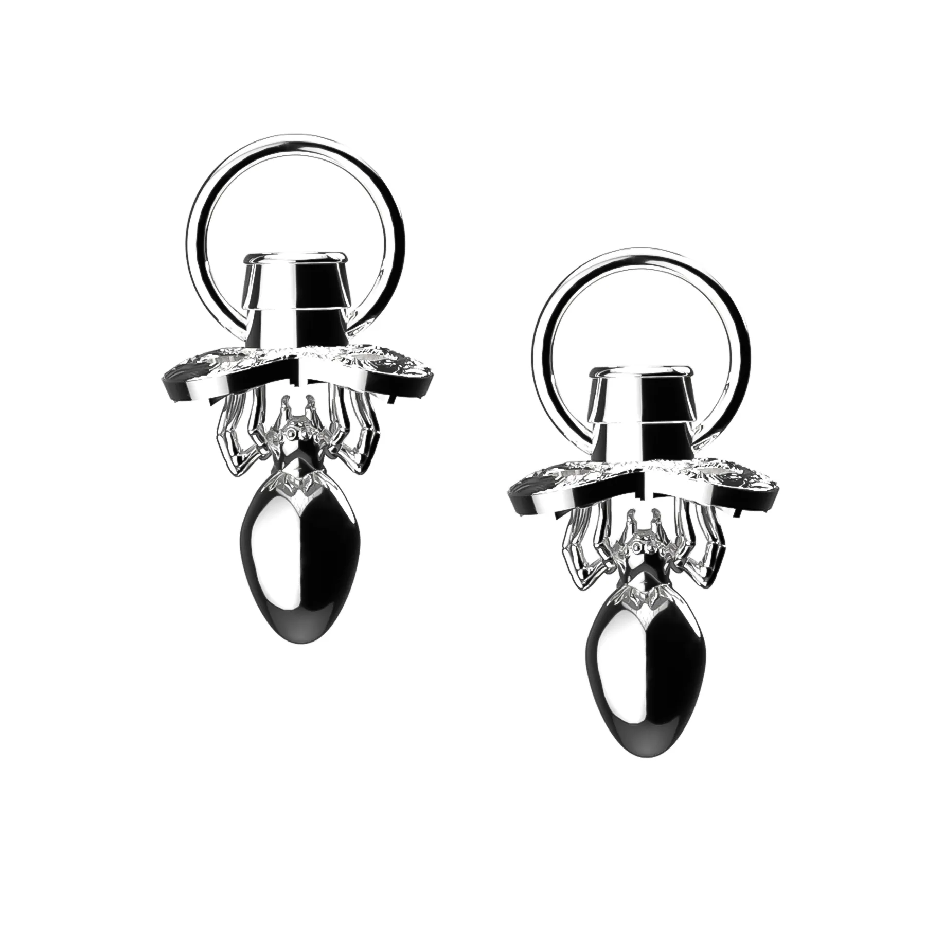 SPIDER PACIFIER EARRING sold by Hard Jewelry