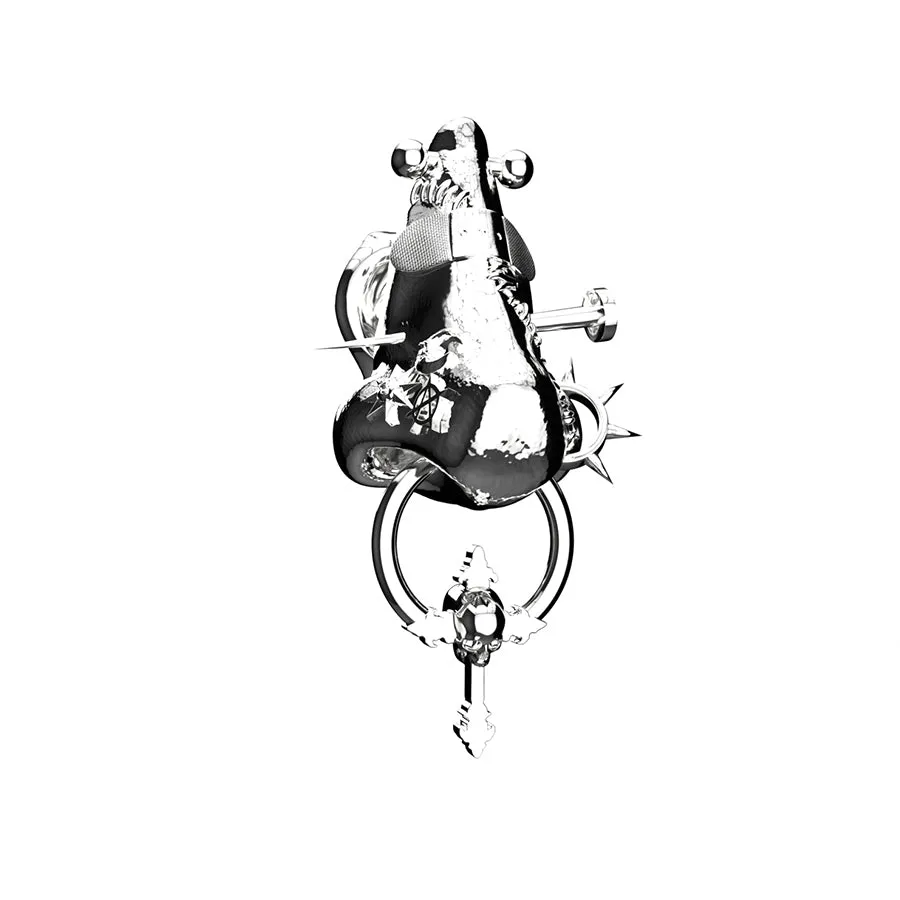 "NOSE" STUD EARRING sold by Hard Jewelry