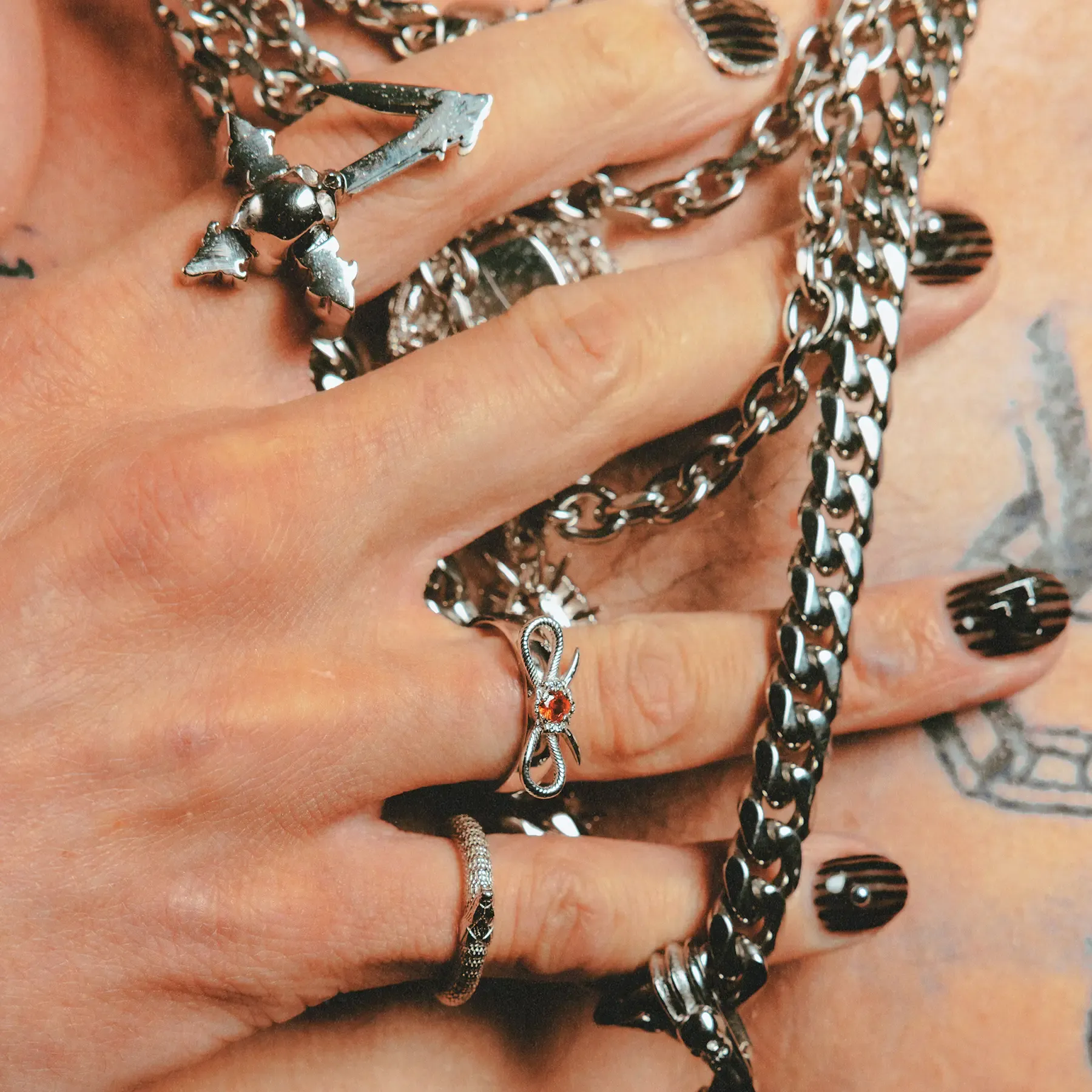 OUROBORUS RING sold by Hard Jewelry product image thumbnail 4