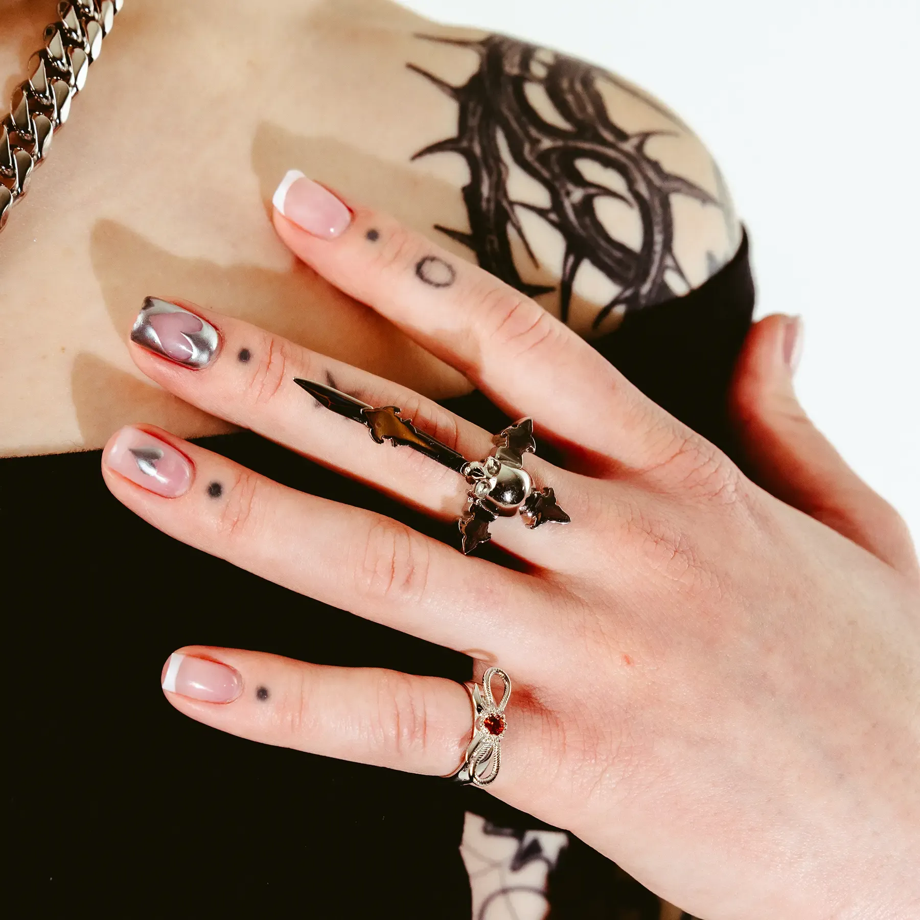 DYT LETTER OPENER RING sold by Hard Jewelry product image thumbnail 3