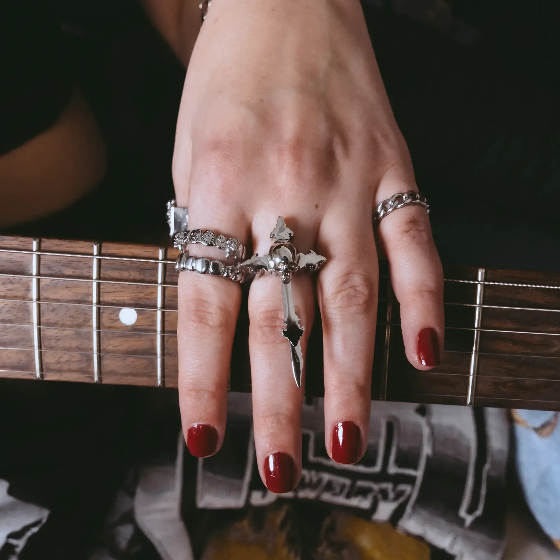 DYT LETTER OPENER RING sold by Hard Jewelry product image thumbnail 5