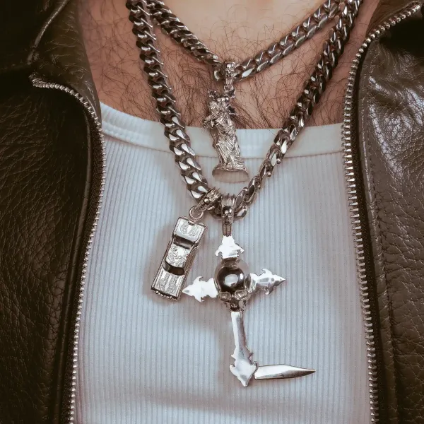 DYT LETTER OPENER PENDANT sold by Hard Jewelry product image thumbnail 2