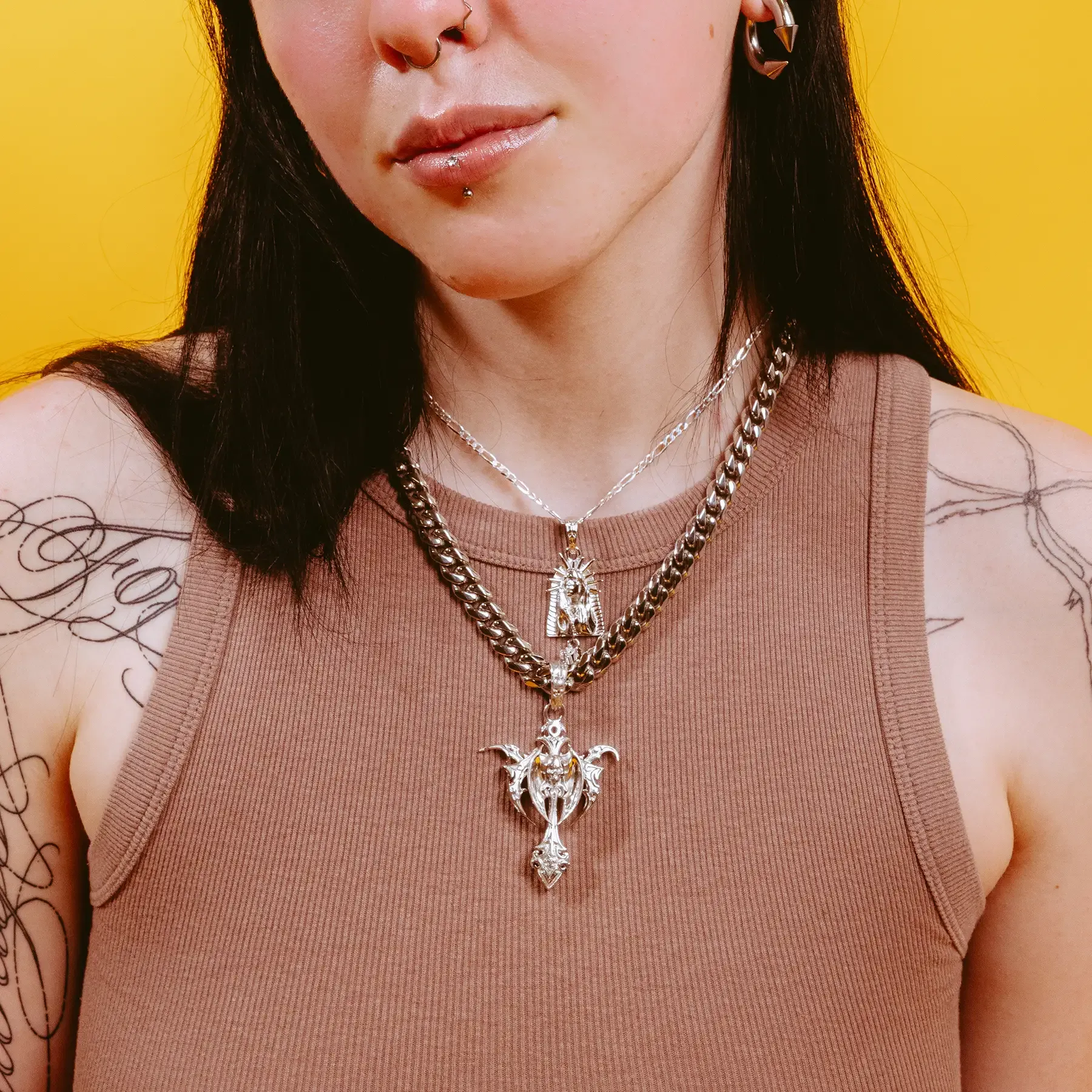 TRIBAL CROSS PENDANT sold by Hard Jewelry product image thumbnail 3