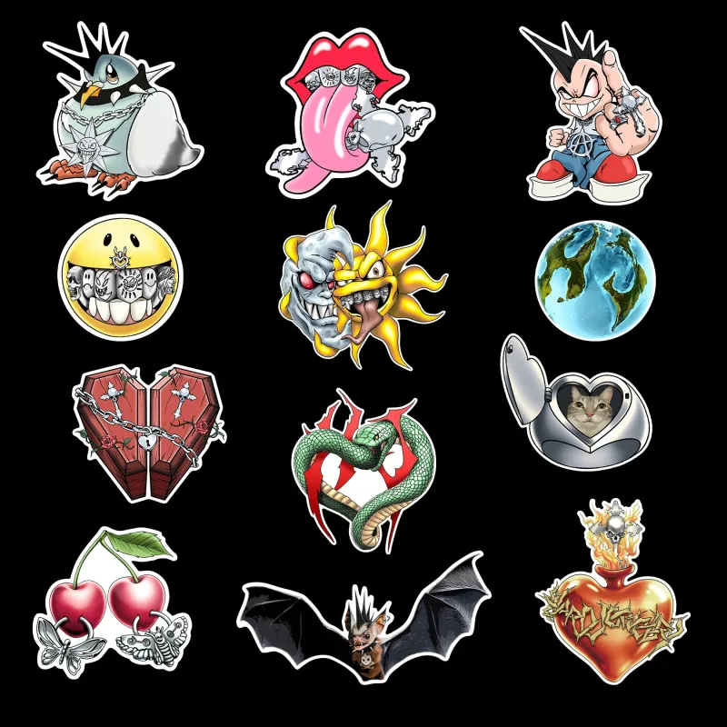 8 YEAR ANNIVERSARY STICKER PACK sold by Hard Jewelry