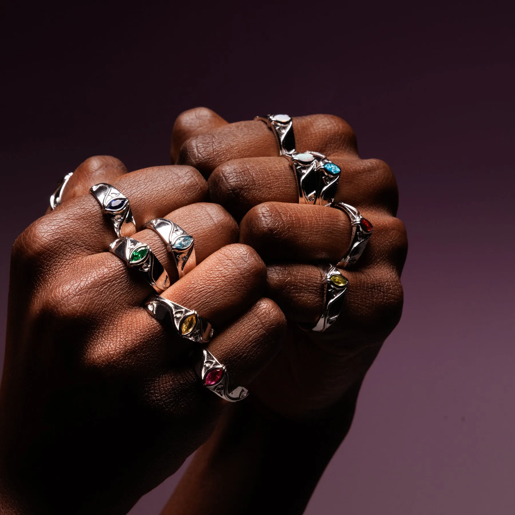 BIRTHSTONE RING (JULY) sold by Hard Jewelry product image thumbnail 4