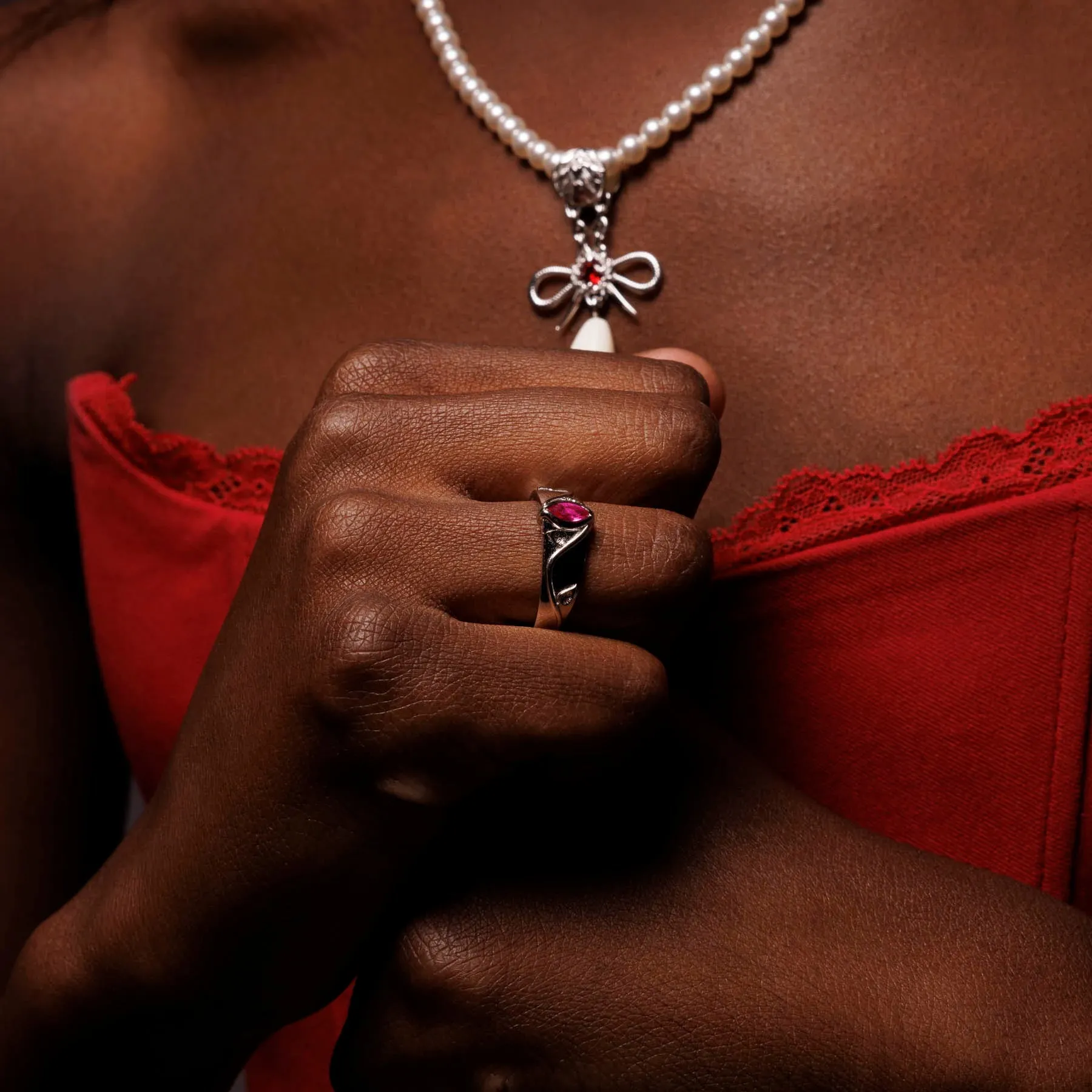 BIRTHSTONE RING (JULY) sold by Hard Jewelry product image thumbnail 3