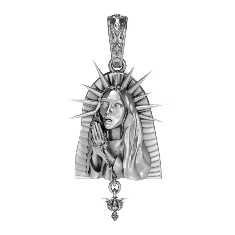 VIRGIN MARY PENDANT sold by Hard Jewelry