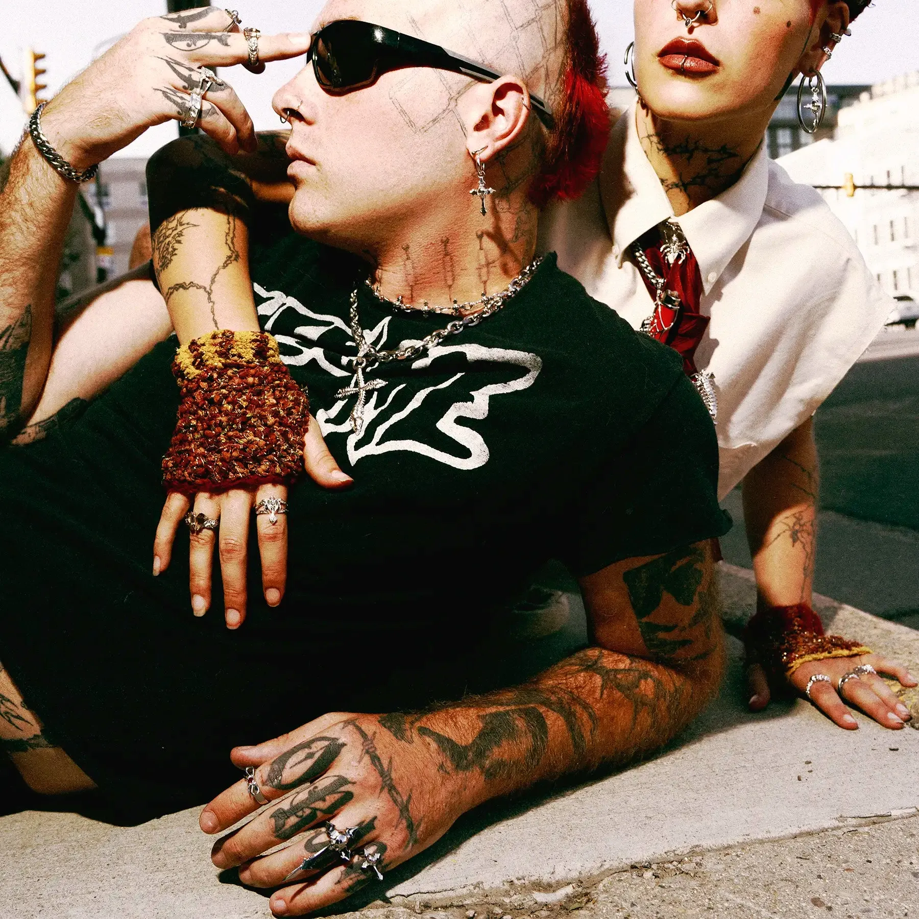 TRIBAL CROSS RING sold by Hard Jewelry product image thumbnail 3