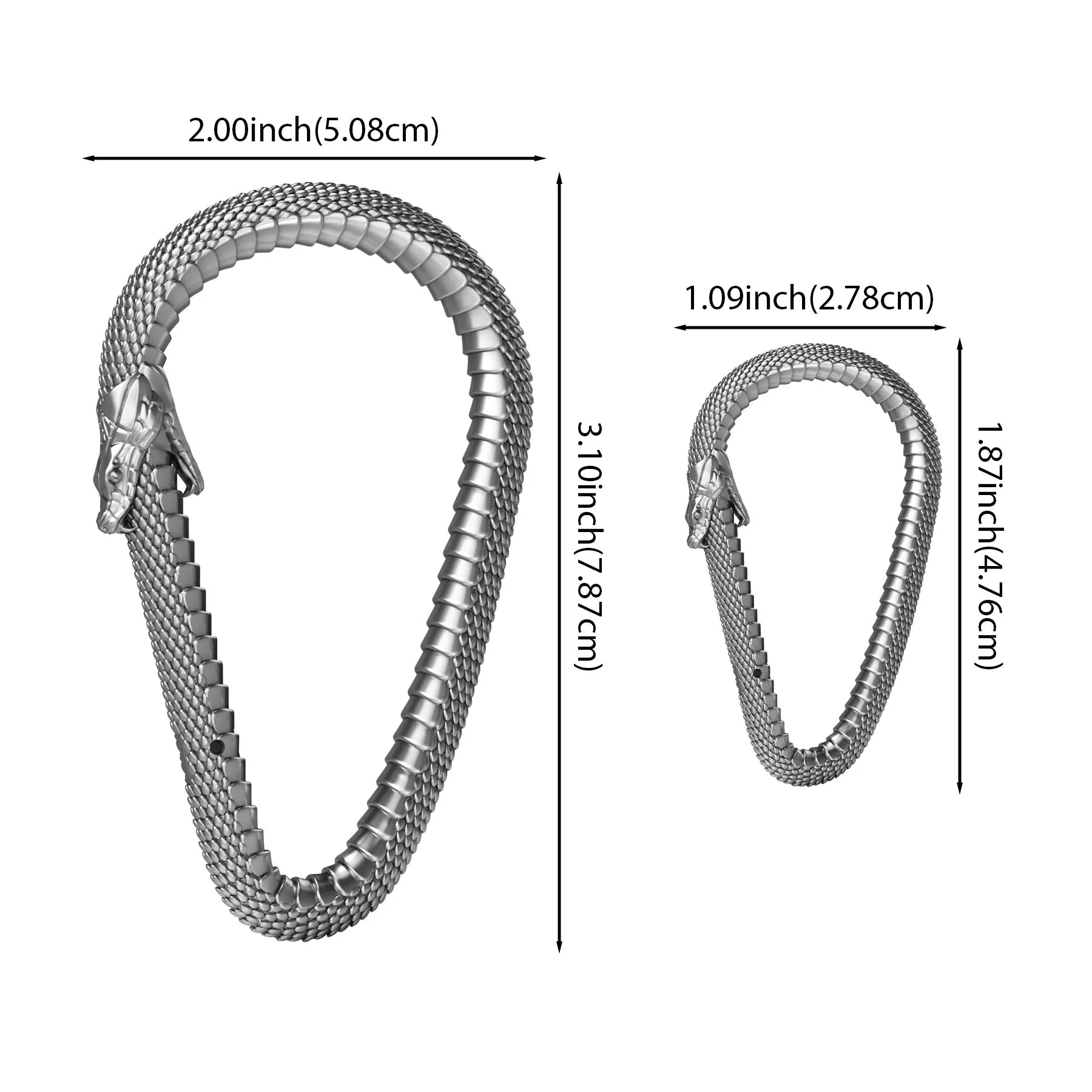 OUROBOROS CARABINER sold by Hard Jewelry product image thumbnail 2