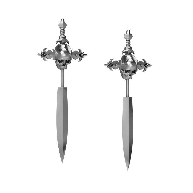 SINGLE DYT SWORD EARRING sold by Hard Jewelry