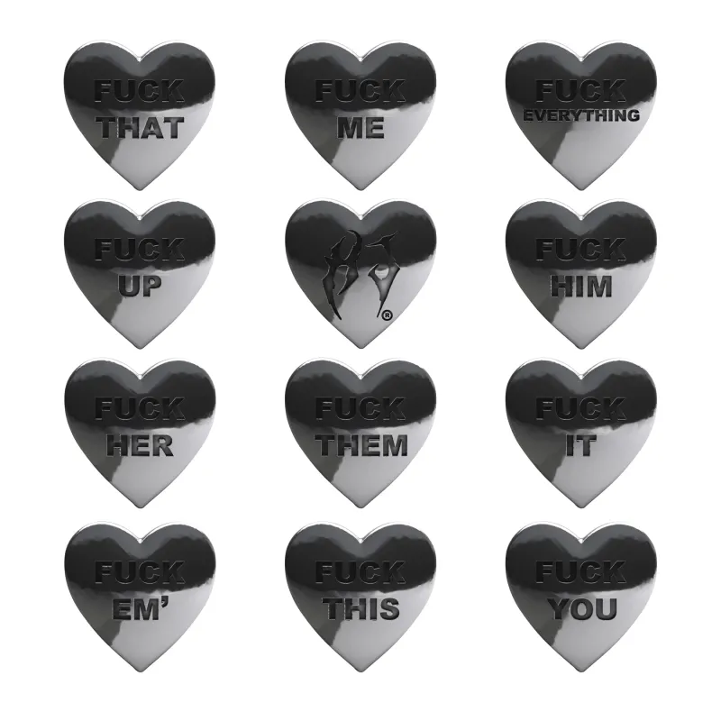 UPGRADED HEART CHARM made by Hard Jewelry