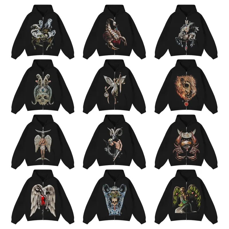 ZODIAC HOODIES made by Hard Jewelry