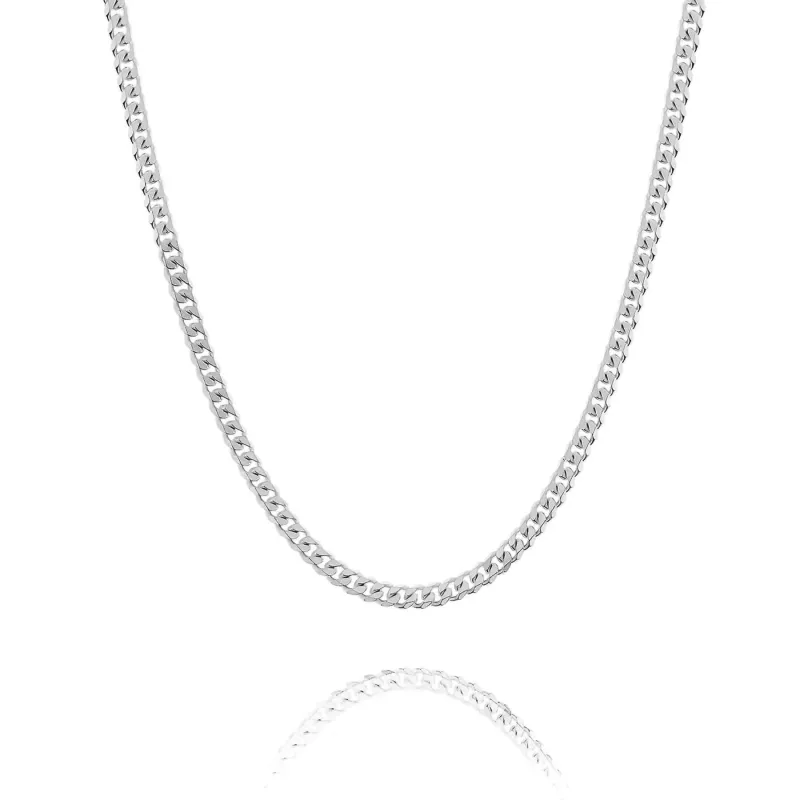 STERLING SILVER CURB CHAIN made by Hard Jewelry
