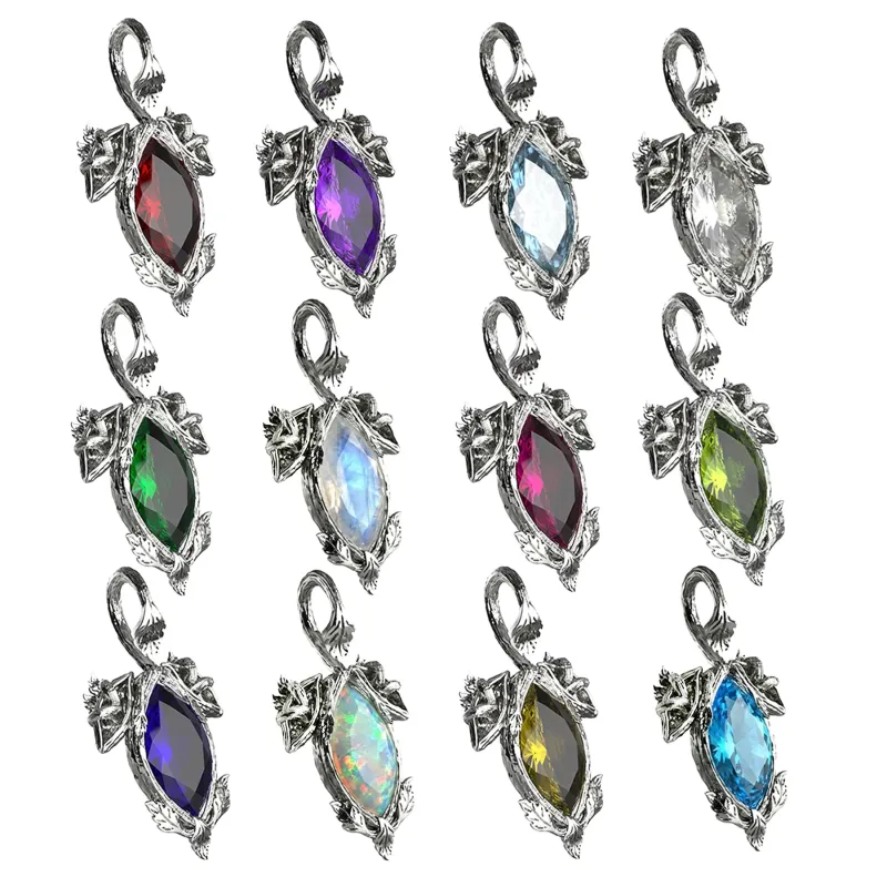 BIRTHSTONE PENDANT made by Hard Jewelry