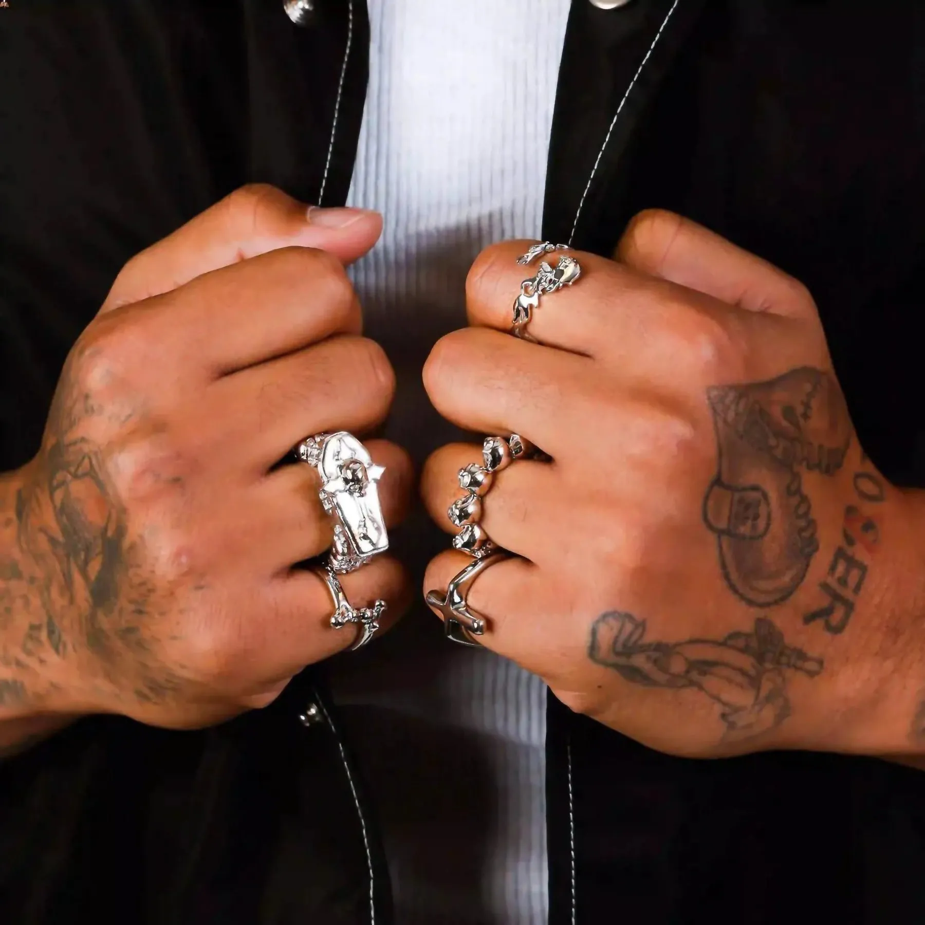 LIFE ON FIRE RING sold by Hard Jewelry product image thumbnail 5