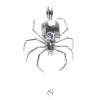 SPIDER SKULL PENDANT sold by Hard Jewelry