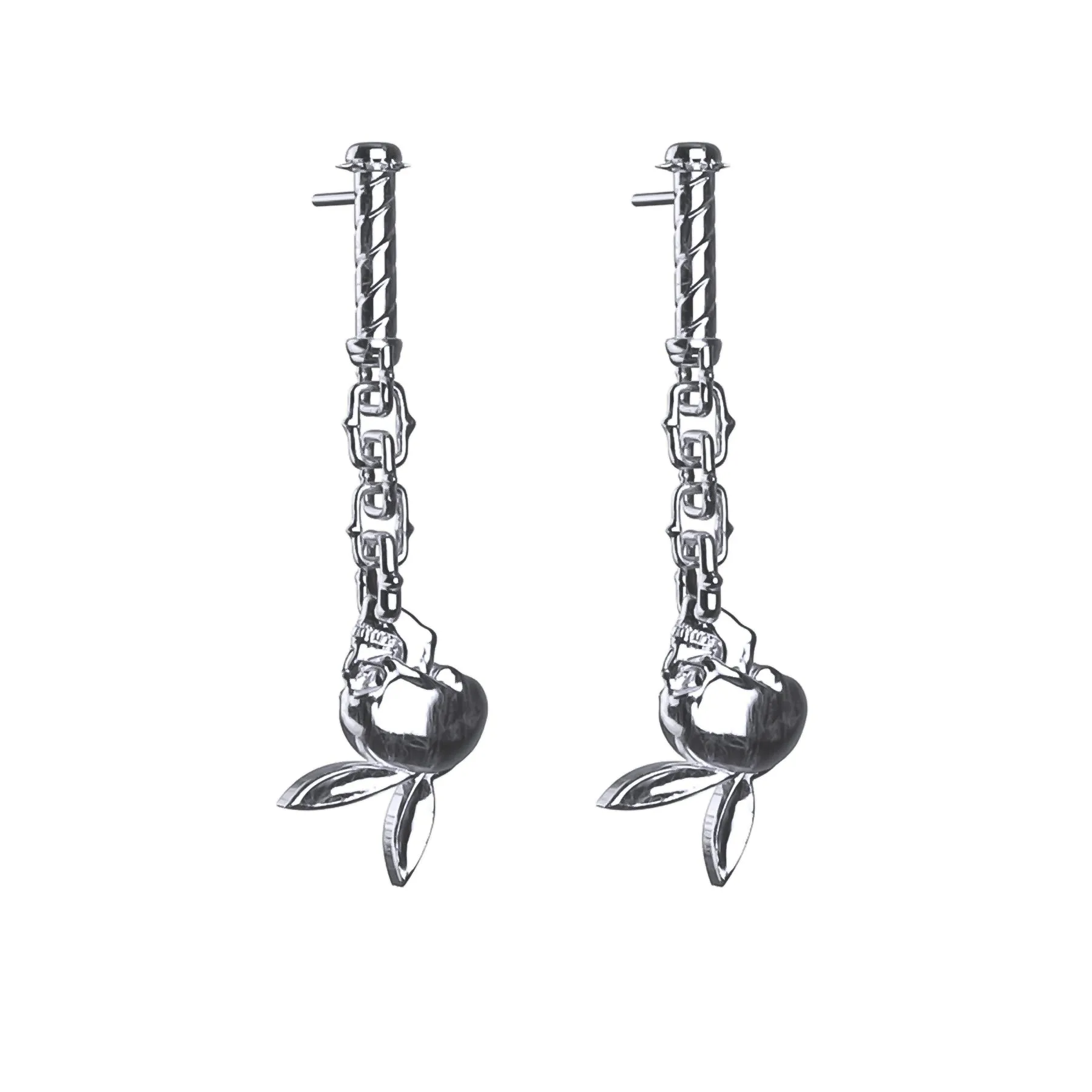 SKULLBOY DANGLE EARRING sold by Hard Jewelry