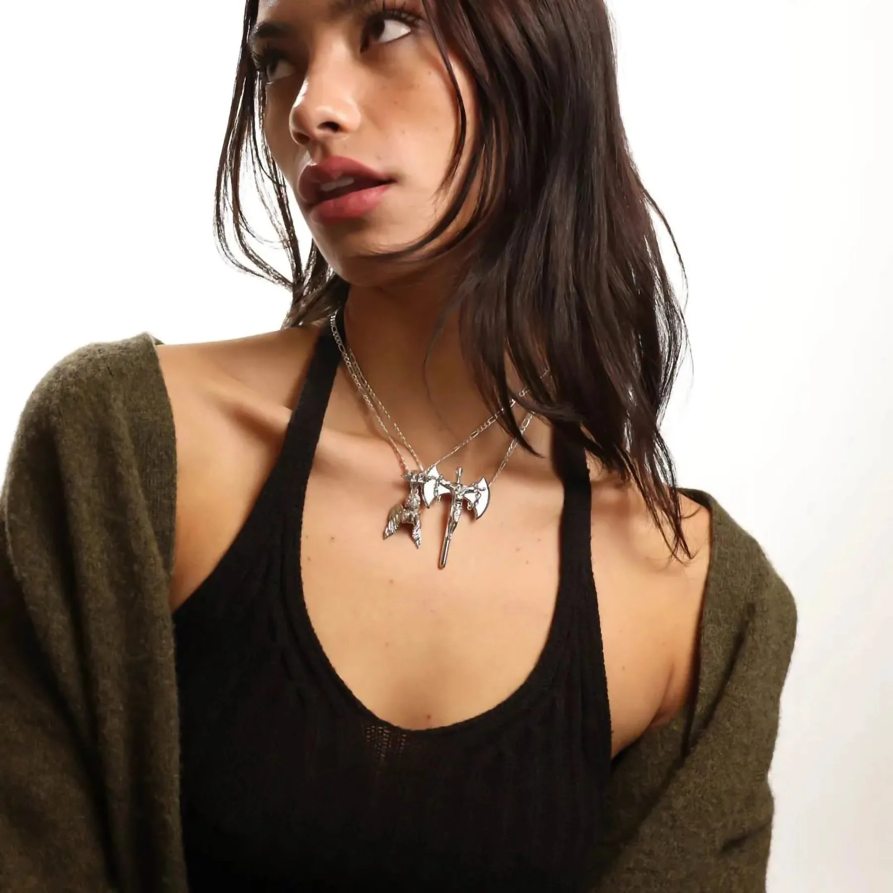 RELIGION IS WAR PENDANT sold by Hard Jewelry product image thumbnail 2