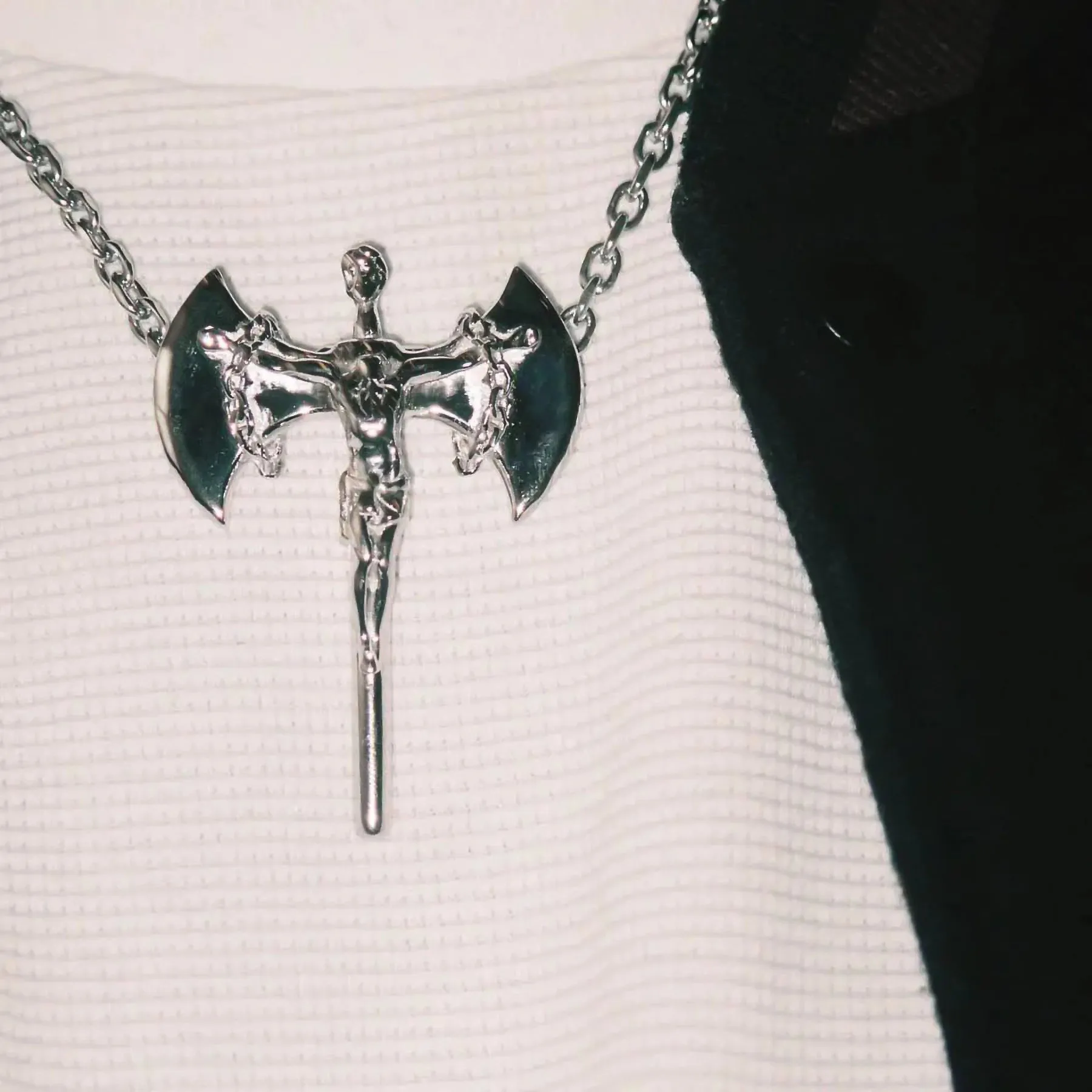 RELIGION IS WAR PENDANT sold by Hard Jewelry product image thumbnail 5