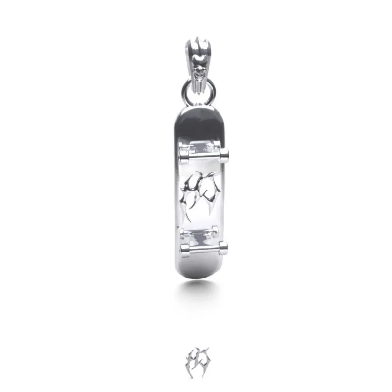SKATE DECK LOGO PENDANT sold by Hard Jewelry