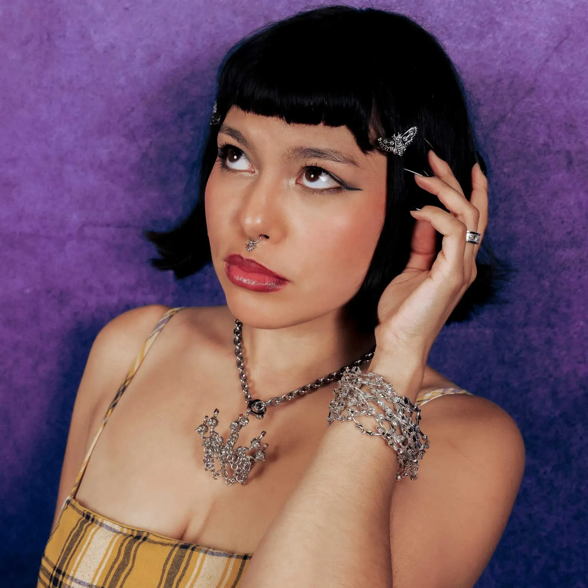 MOTH HAIR CLIP sold by Hard Jewelry product image thumbnail 5